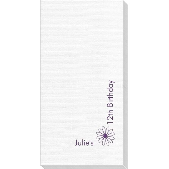 Corner Text with Daisy Design Deville Guest Towels